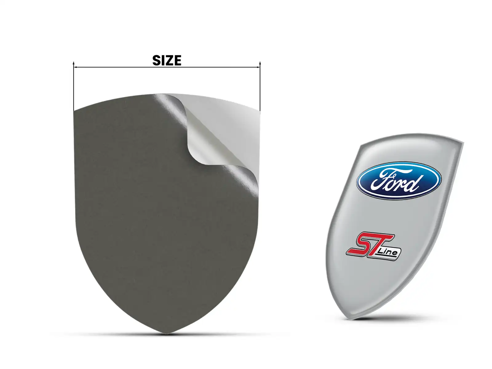 Ford Logo Silicone Auto Universel Qualité Pro